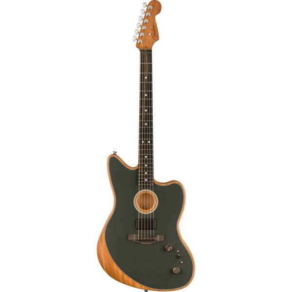 Fender American Acoustasonic Jazzmaster Tungsten | Guitare électrique