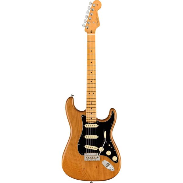 fender american professional ii stratocaster mn roasted pine guitare electrique