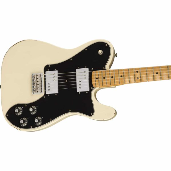 Guitare électrique Fender Road Worn '70s Telecaster® Deluxe Olympic White body