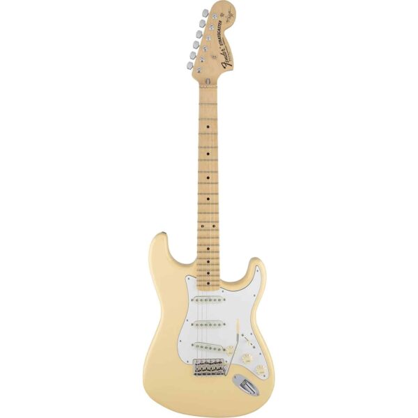 fender yngwie malmsteen stratocaster white vintage guitare electrique