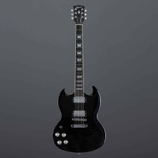 Guitare Électrique Gaucher Gibson SG Modern Lefthand Trans Black Fade
