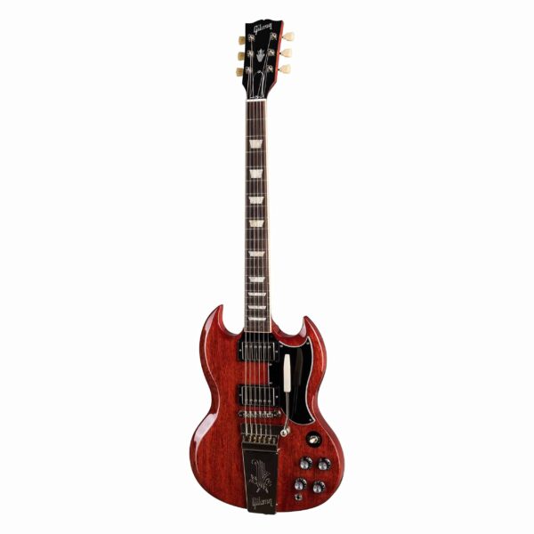 Guitare électrique Gibson SG Standard 61 Maestro Vibrola Vintage Cherry