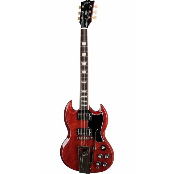 Guitare électrique Gibson SG Standard 61 Sideways Vibrola Vintage Cherry
