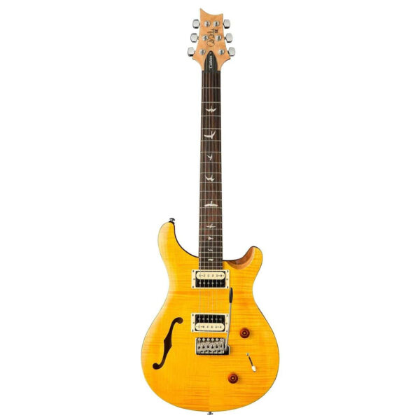 Guitare électrique Paul Reed Smith PRS SE Custom 22 Semi Hollow Santana Jaune