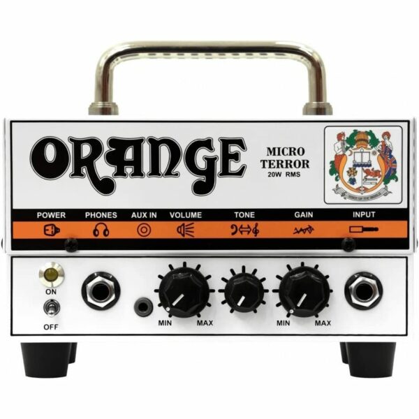 Tête pour Guitare avec préampli valvulaire de 20 W Orange Micro Terror