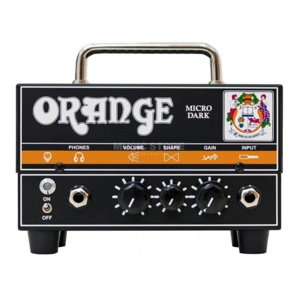 orange micro dark tete dampli pour guitare 20w