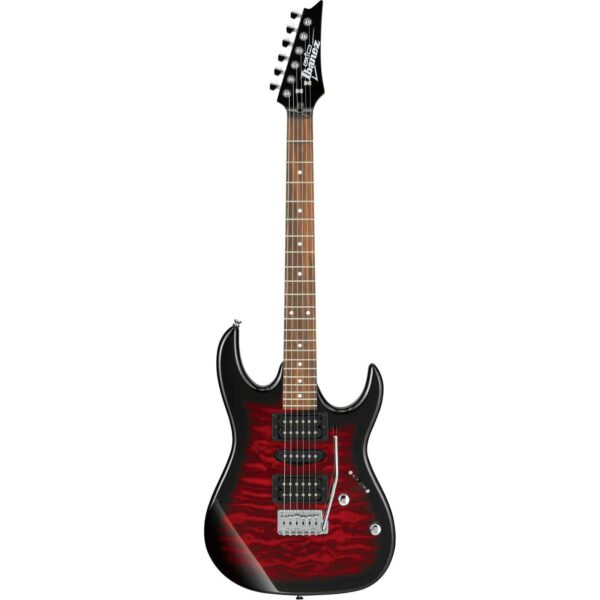 Ibanez GRX70QA TRB Metal Moderne Rouge Guitare electrique