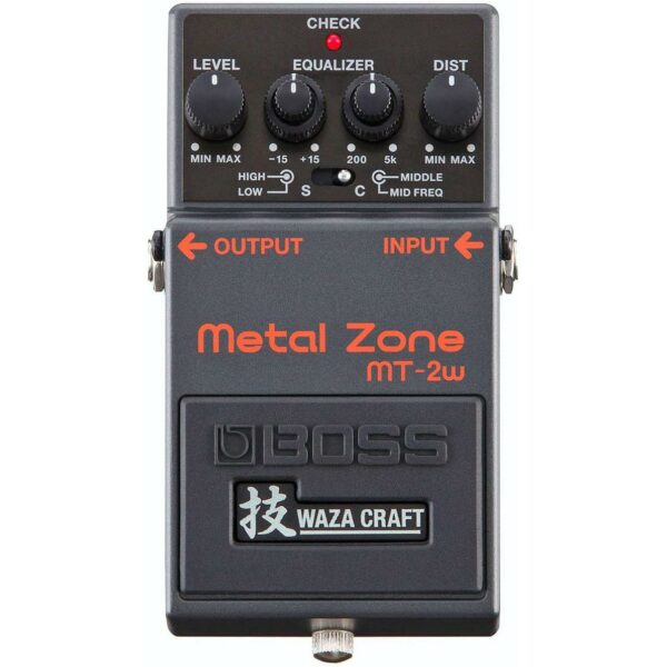Boss Metal Zone Waza Craft MT 2W Pedale saturation