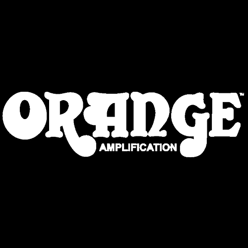 orange logo white