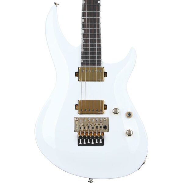 ESP LTD H3 1000FR Snow White Guitare electrique view