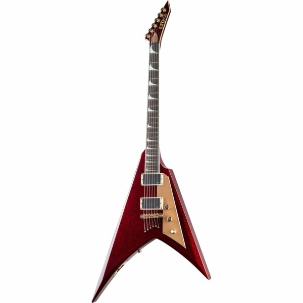 ESP LTD Kirk Hammett V Red Sparkle Guitare electrique