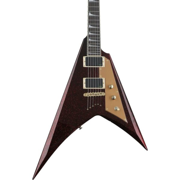 ESP LTD Kirk Hammett V Red Sparkle Guitare electrique view