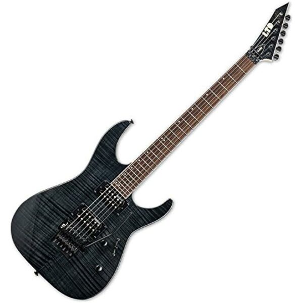 ESP M 200fm Ltd M Series voir Thru Noir Guitare electrique side2