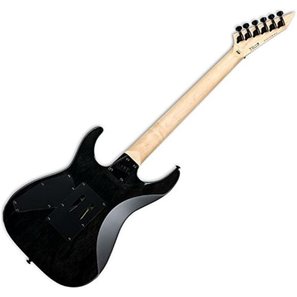 ESP M 200fm Ltd M Series voir Thru Noir Guitare electrique side3