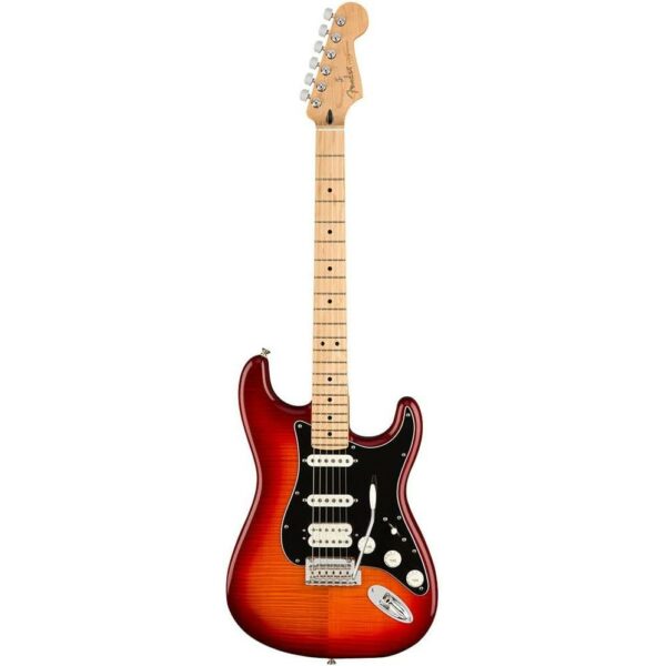 Fender Stratocaster Erable Aged Cherry Sunburst Guitare electrique