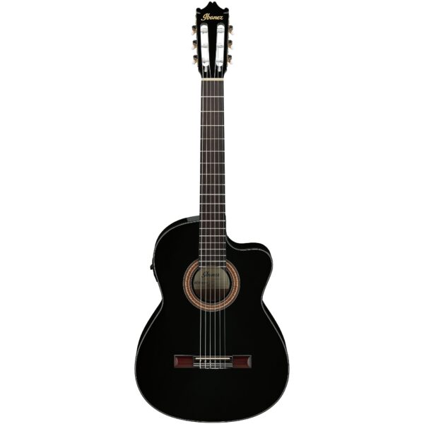 Ibanez GA11CE BK Guitare classique noire brillante