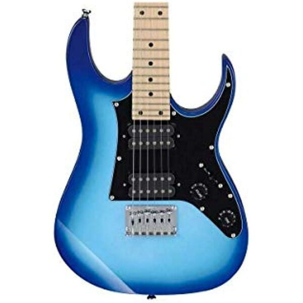 Ibanez GRGM21M WNS Blue Burst Guitare electrique 3 4 side5