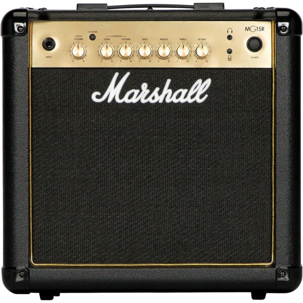 Marshall MG15GR Black & Gold Ampli guitare electrique Combo 15 W