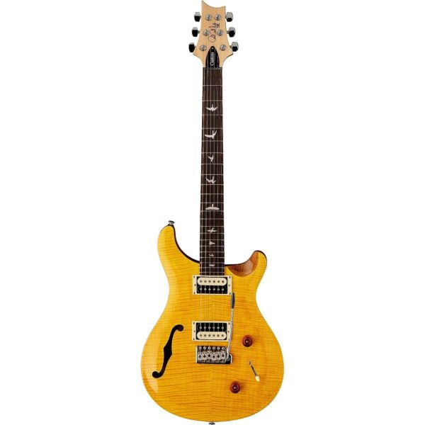 PRS SE Custom 22 Semi Hollow Santana Yellow Guitare electrique