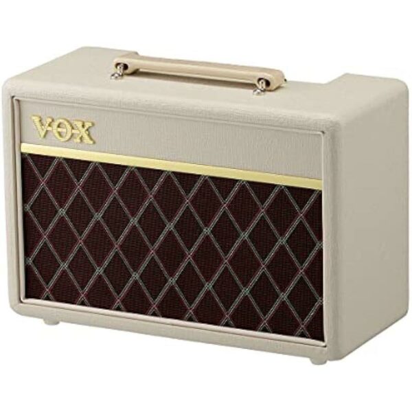 Vox Pathfinder 10 Cream Branco Ampli guitare electrique portable side2