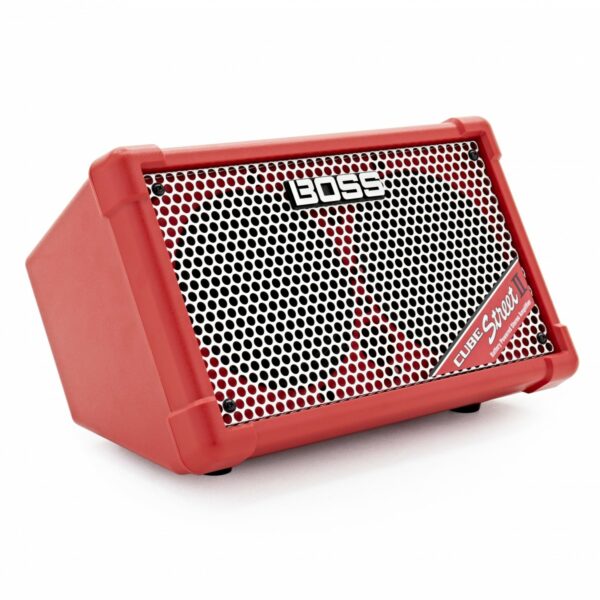 Boss Cube Street 2 Stereo A Piles Rouge Ampli Guitare Combo side2