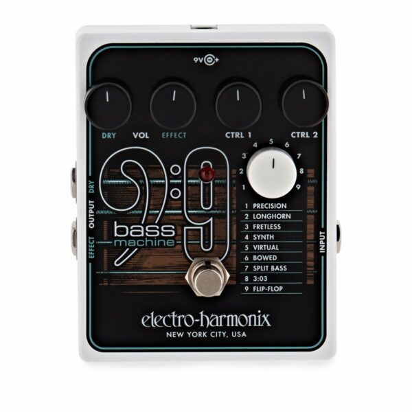 Electro Harmonix Bass9 Bass Machine Pedale Synthes Guitare