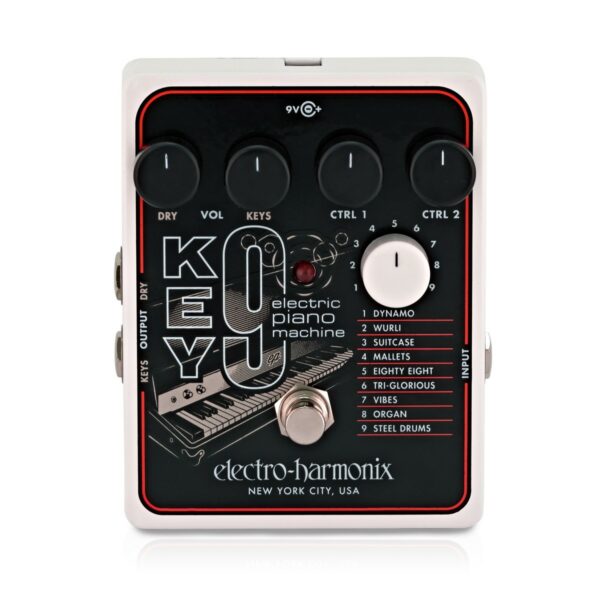 Electro Harmonix Key 9 Electric Piano Machine Pedale Synthes Guitare