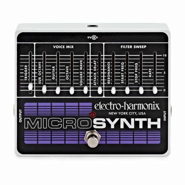 Electro Harmonix Micro Synthesizer Analog Guitar Microsynth Pedale Synthes Guitare