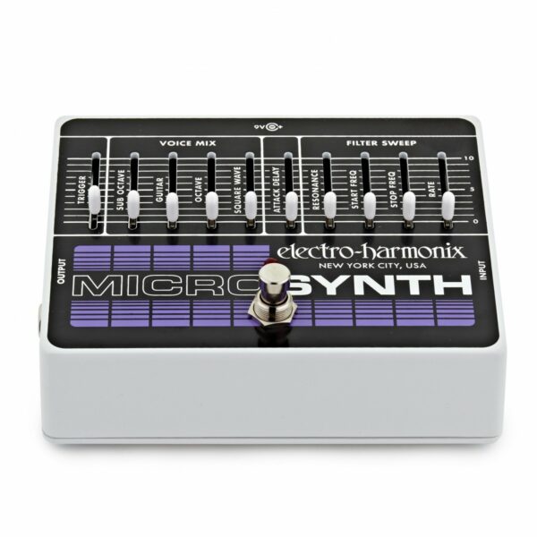 Electro Harmonix Micro Synthesizer Analog Guitar Microsynth Pedale Synthes Guitare side2