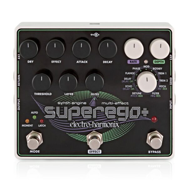 Electro Harmonix Superego Plus Super Synth Engine Pedale Synthes Guitare