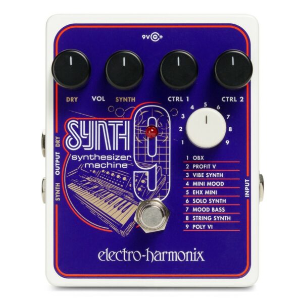 Electro Harmonix Synth 9 Synthesizer Machine Pedale Synthes Guitare