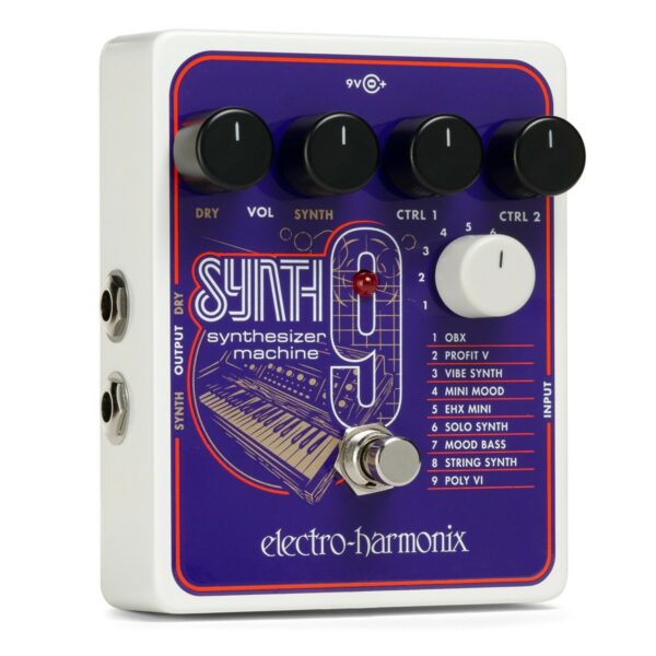 Electro Harmonix Synth 9 Synthesizer Machine Pedale Synthes Guitare side2