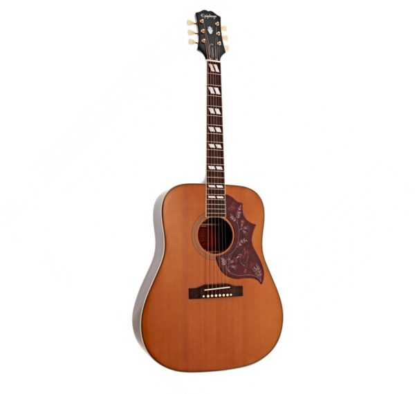 Epiphone Inspired By Gibson Hummingbird Aged Natural Antique Gloss Guitare Electro Acoustique