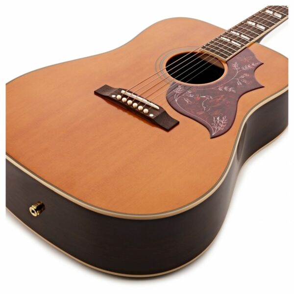 Epiphone Inspired By Gibson Hummingbird Aged Natural Antique Gloss Guitare Electro Acoustique side2