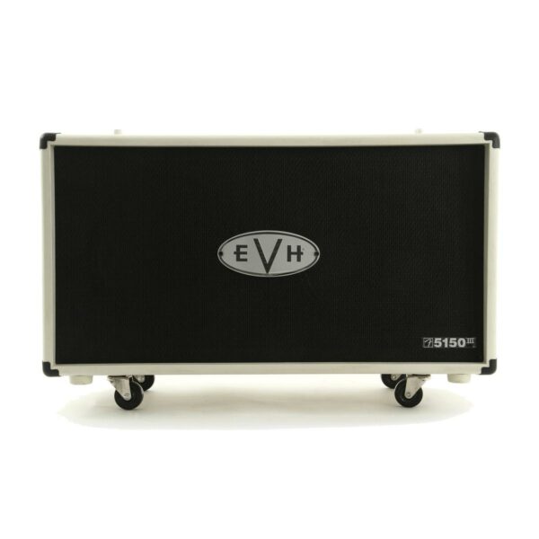 Evh 5150 Iii 2X12 Straight Speaker Cab Ivory Baffle Ampli Guitare