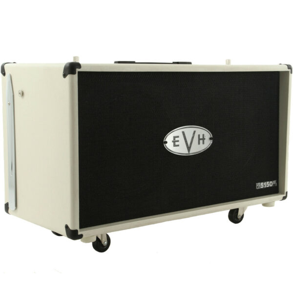 Evh 5150 Iii 2X12 Straight Speaker Cab Ivory Baffle Ampli Guitare side2