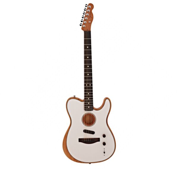 Fender Acoustasonic Player Telecaster Arctic White Guitare Electro Acoustique
