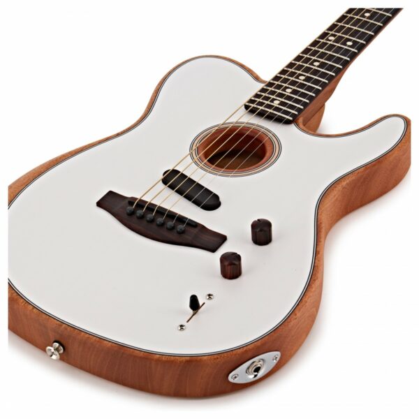 Fender Acoustasonic Player Telecaster Arctic White Guitare Electro Acoustique side2
