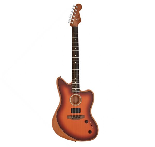 Fender American Acoustasonic Jazzmaster Tobacco Sunburst Guitare Electro Acoustique