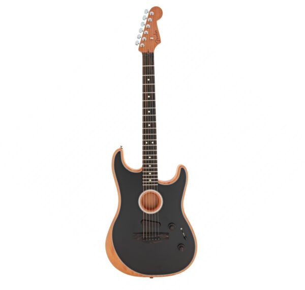 Fender American Acoustasonic Strat Black Guitare Electro Acoustique