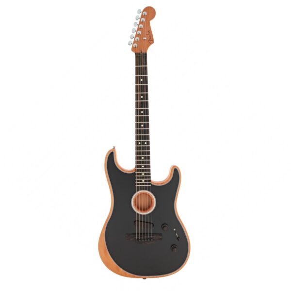 Fender American Acoustasonic Strat Black Guitare Electro Acoustique