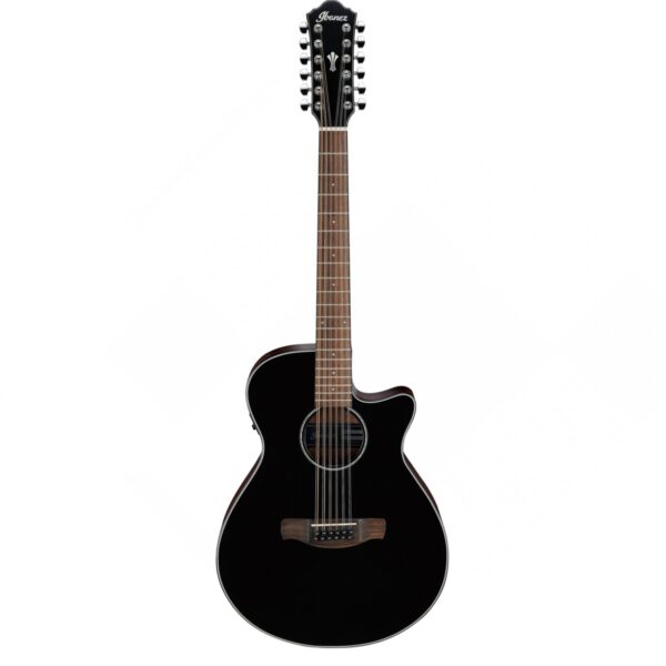 Ibanez Aeg5012 Black High Gloss Guitare Electro Acoustique
