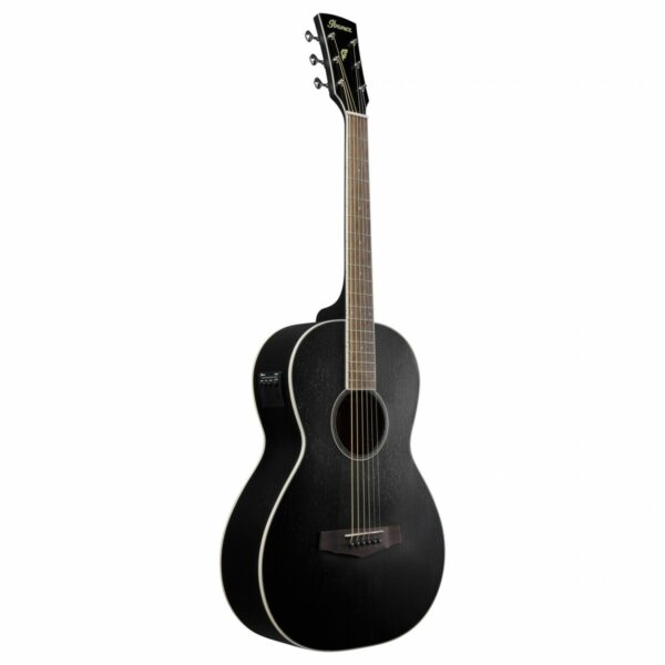 Ibanez Pn14Mhe Parlour Weathered Black Guitare Electro Acoustique side3