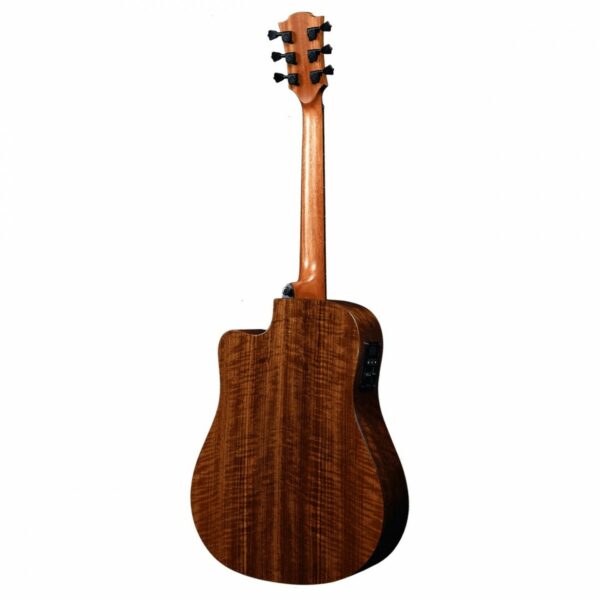 Lag Hyvibe 20 Dreadnought Smart Natural Gloss Guitare Electro Acoustique side2