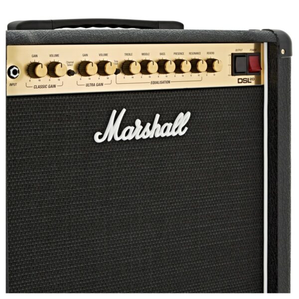 Marshall Dsl20Cr A Lampes 2X12 20 W Avec Reverb Ampli Guitare Combo side2