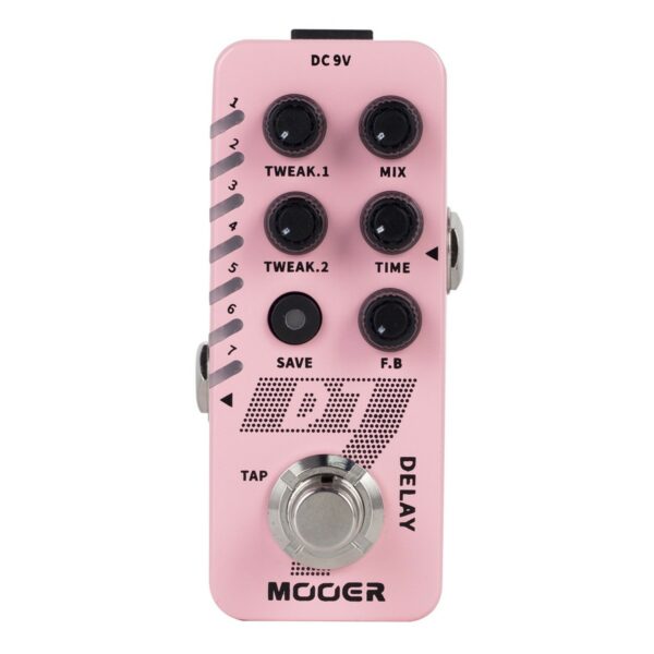 Mooer D7 Digital Delay Micro Pedale De Delay