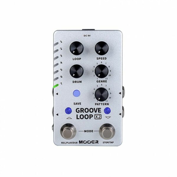 Mooer X2 Series Groove Loop Pedale Boites A Rythmes