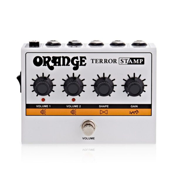 Orange Terror Stamp Pedale A Lampes Hybride 20 W Tete D Ampli Guitare