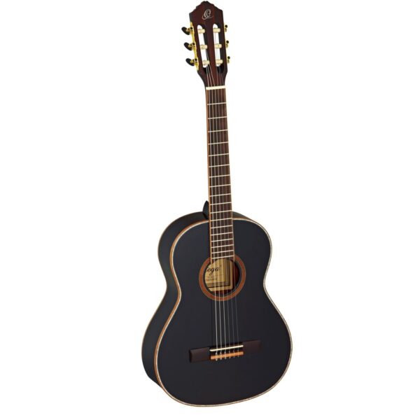Ortega R221Bk 3 4 Classical Black Guitare Classique