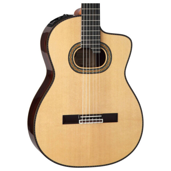 Takamine Th90 Hirade Electro Classical Natural Guitare Electro Acoustique side2